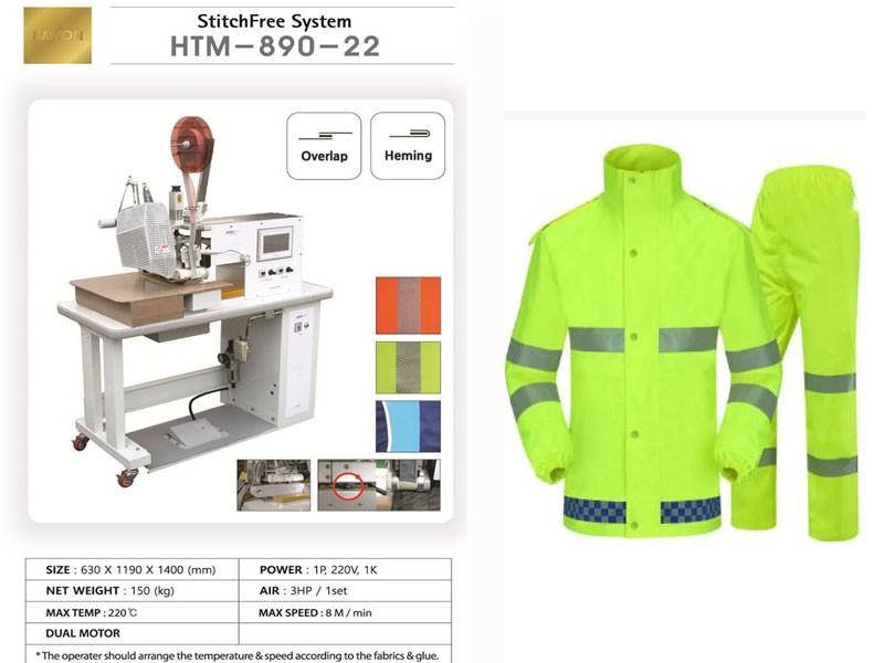 raybet进入应用于服装反光条